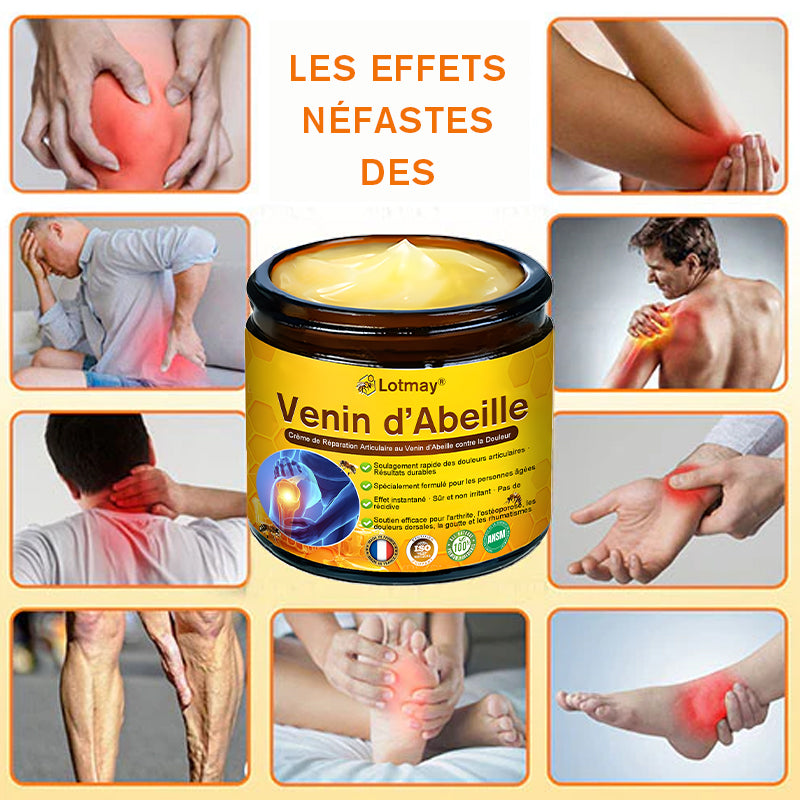 Lotmay® Crème de Réparation Articulaire au Venin d’Abeille contre la Douleur🐝🐝(Spécialement pour les personnes âgées)