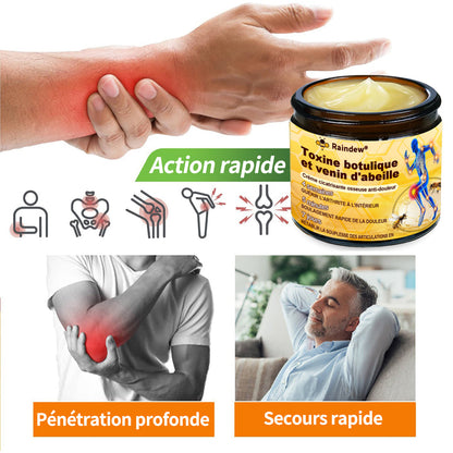 Raindew® 🐝  Botulinum Toxin & Bee Venom Pain-Relief Bone Healing Cream (crème cicatrisante osseuse à base de toxine botulique et de venin d'abeille)