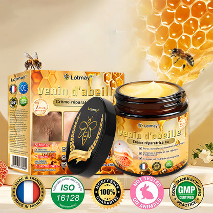 "Fabriqué et expédié de France|✅ Boutique officielle✨lotmay® venin d'abeille Crème réparatrice au 🔥 DERNIER JOUR - 80 % DE RÉDUCTION 💎"